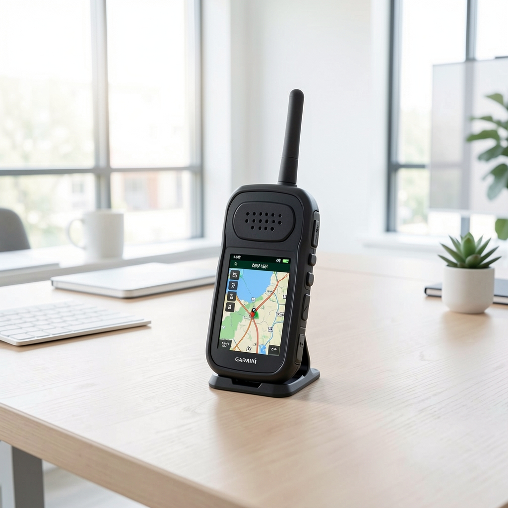 Garmin marka renkli ekranlı GPS navigasyon cihazı, topografik harita desteği ve kompakt tasarım